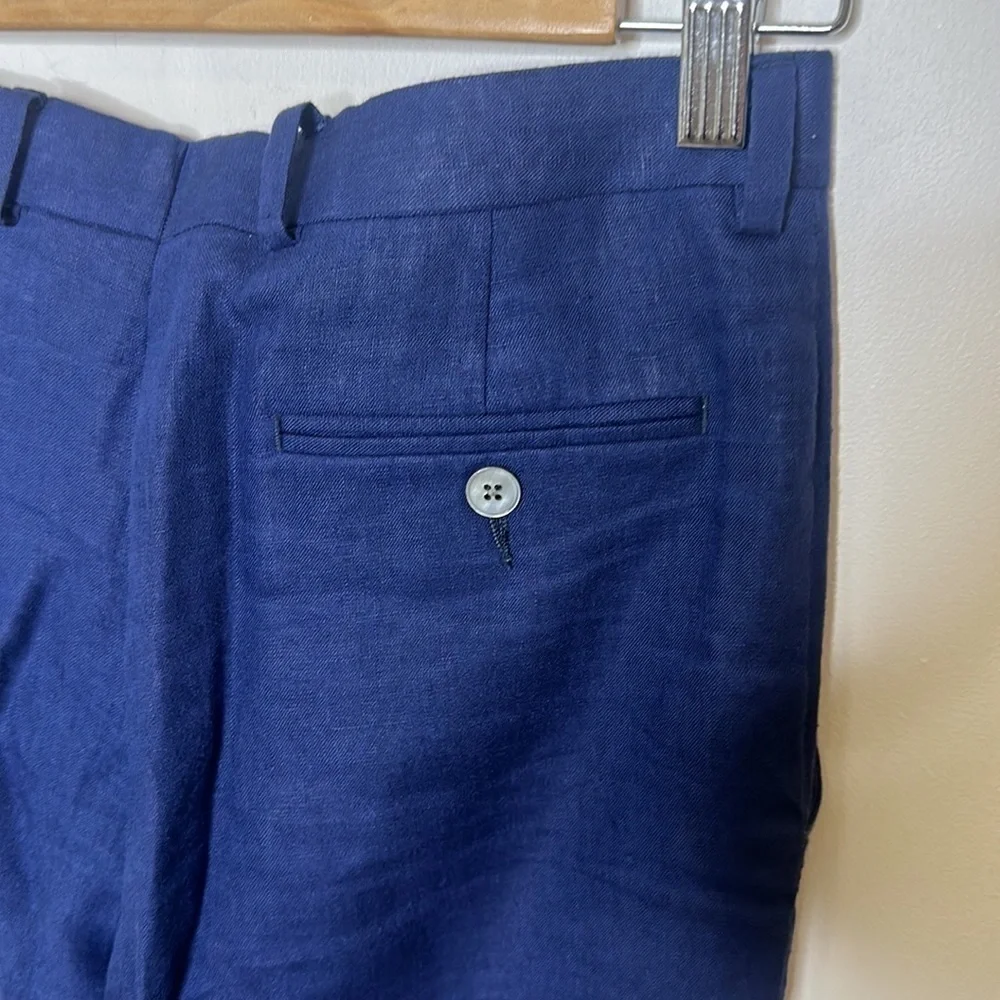Ralph Lauren blue linen pants Sz 18R